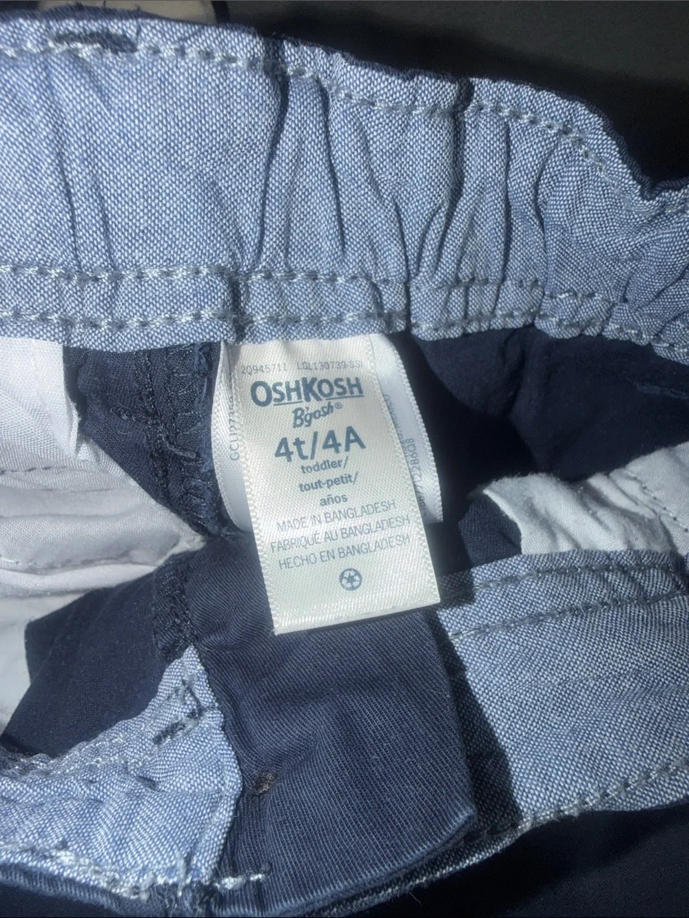 Carter's Navy and Cream Pull-On Shorts Duo
